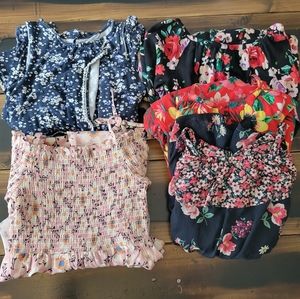 Abercrombie/kidpik girls rompers 10/12